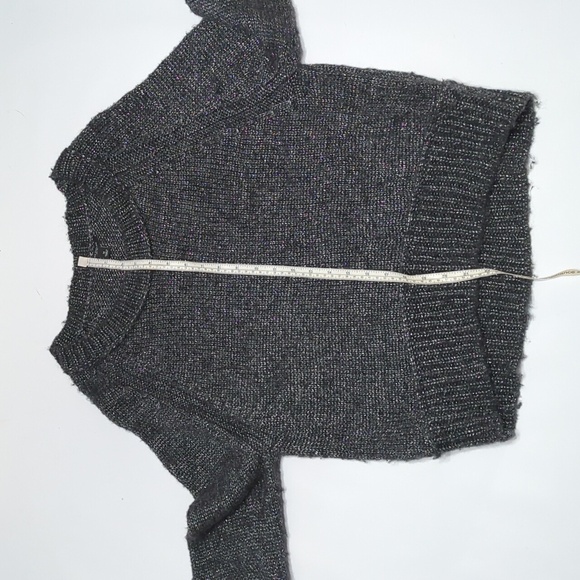 Ann Taylor Womens Sweater Winter Metallic Christmas Holiday Slouchy Cozy Medium - Picture 14 of 17